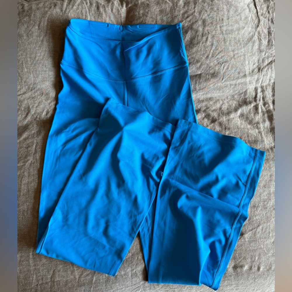 Lululemon Groove Flared Leggings 8 Poolside Blue